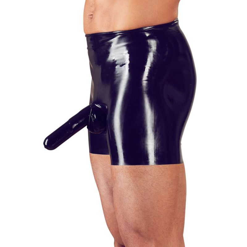 Pants aus Naturlatex mit Penis-/Hodenhülle und Analkondom Pants aus Naturlatex mit Penis-/Hodenhülle und Analkondom
