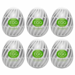 Masturbator „Egg Brush“ mit Softborsten-Stimulationsstruktur