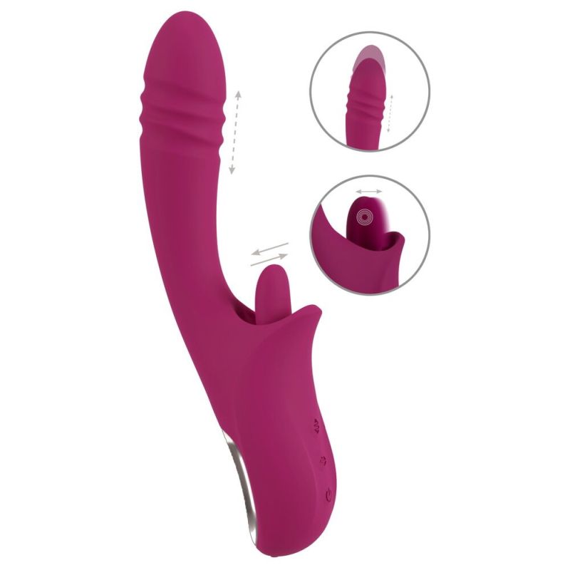 Licking & Thrusting Vibrator Licking & Thrusting Vibrator