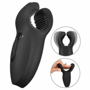 Masturbator „Man Wand“ mit massierenden Vibro-Flügeln